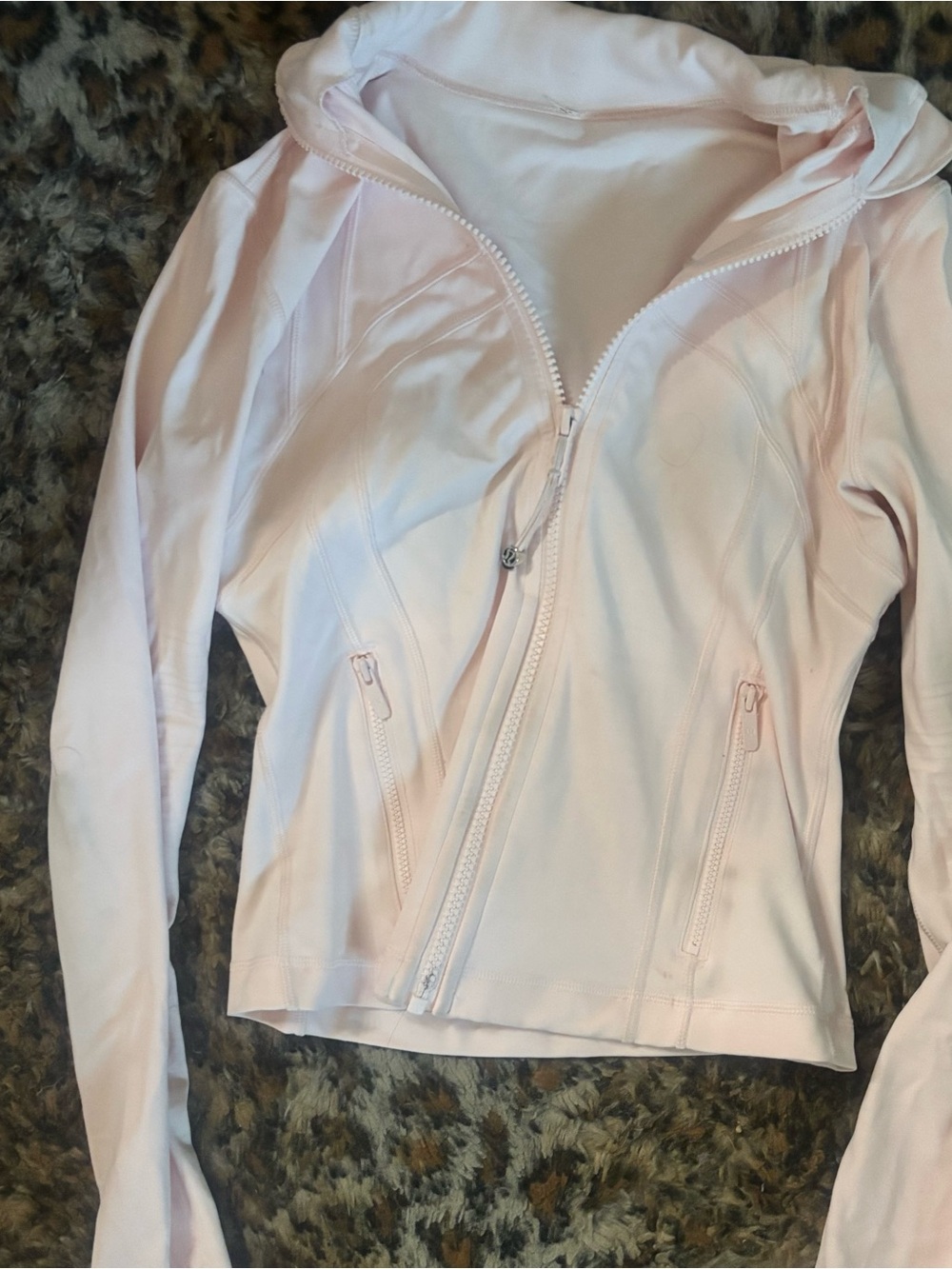 Define cropped jacket pink